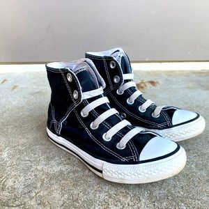 Black Velcro Converse All Stars size 13 little boys girls